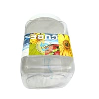 برطمان مربع ابيض 2000 مل