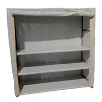 دولاب تخزين دولاب المطور لون رصاصي