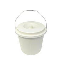 سطل دائري 10 لتر اوف وايت