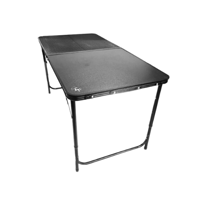 طاولة قابلة للطي لون رمادي120سم