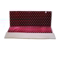 مسند ظهر 120سم نقشة احمر منقط