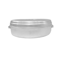 قدر قرصان مكبس ألمنيوم 28 سم