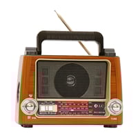 راديو قديم مزود ببلوتوث ومدخل بطاقة ذاكرة اس دي، ي...
