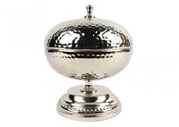 بادية تمر حب الرمان لون فضي مقاس 12