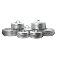 مطبقية حنيني و القرص 7 حبات الطقم المونيوم