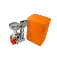 موقد سنة صغير قابل للطي بشنطة برتقالي