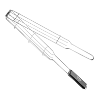 شبك شوي دخل مطلي كروم مقاس 508 × 55 × 30 ملم