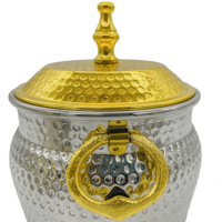 طقم علب الطيبين غطاء ذهبي 5 قطع