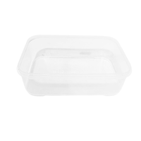 طقم 4 علب بلاستيك شفاف غطاء سيلكون