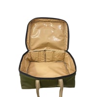 طقم شنط عزبة لون ابيض زيتي ثلاث احجام