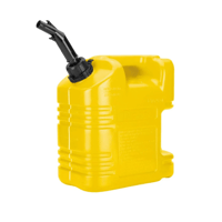 جركل وقود DPT سعة 10 لتر اصفر بمؤشر السائل