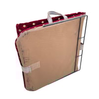 كرسي رحلات نقش احمر منقط كبير البراري