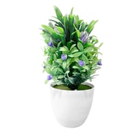 نبتة ورد بنفسجي صناعية