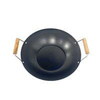 مقلى اسود يد خشب مقاس 30