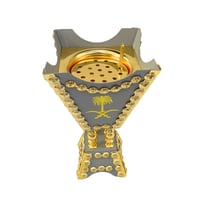 مبخرة سيفين ونخلة لون رمادي حجم وسط