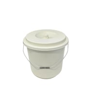 سطل دائري 10 لتر اوف وايت