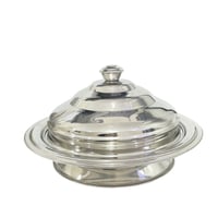 صحن استيل ثقيل بقاعده كوزي 35سم