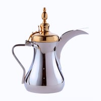 دله العساف الاصلية من الاستيل الثقيل راس ذهبي م48