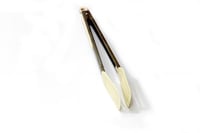 ملقاط طعام ستيل مع سيلكون بيج