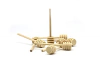 طقم ملاعق عسل خشب صغير 8 حبات