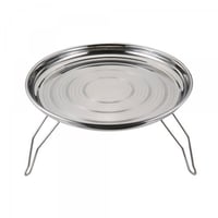 صحن بأرجل ستانلس ستيل هندي السنيدي 50 سم