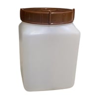 برطمان تراثي مربع نص لتر بعدة الوان