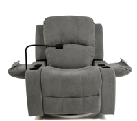 ايڤا بلس - هزاز دوار مع ادراج واكواب رمادي فاتح