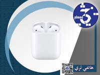 ابل ايربودز الجيل الثاني بدون شحن وايرليس - ابيض