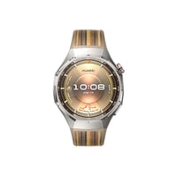 هواوى ساعه جي تي 6 برو 46 ممATUM-B29W بني منسوج