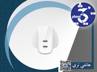 شاحن جداري بيلكن بقوة 60 واط منفذين تايب سي