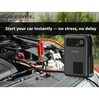 جهاز طوارئ متكامل للسيارة – بطارية 20000MAH وضغط 1...