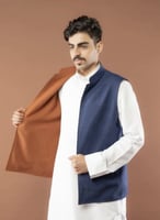 سديري جوخ دبل فيس لون كحلي وجملي