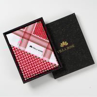 شماغ فيلا روز أحمر شبابي آخر اصدار 2025