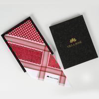 شماغ فيلا روز أحمر شبابي آخر اصدار 2025