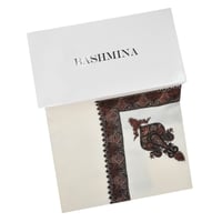 غتره باشمينا الشتويه تطريز موديل 2024 لون عودي