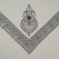 شال باشمينا ملكي فاخرصوف كشميري 100% - بتصميم السي...