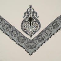 شال باشمينا ملكي فاخرصوف كشميري 100% - بتصميم السي...