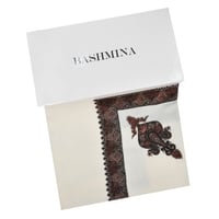 غتره باشمينا الشتويه تطريز موديل 2024 لون عودي