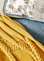 طقم مفارش مزدوج Maryam Petrol مع بطانية شتوية