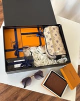 بوكس هدايا رجالي فاخر – طقم لويس فيتون مع تغليف فا...