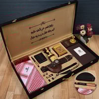 هدايا رجاليه بوكس خنجر مع قماش وشماغ ماركة جيفنشي