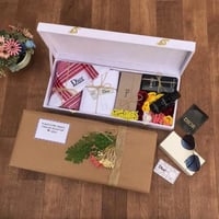 هدايا رجالية فاخرة – طقم ديور مع قماش وشماغ وعطر