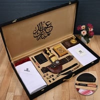 هدايا رجاليه بوكس خنجر مع قماش وشماغ ماركة جيفنشي