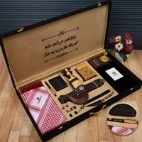 هدايا رجاليه بوكس خنجر مع قماش وشماغ ماركة جيفنشي