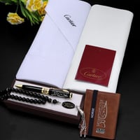 بوكس رجالي ماركة كارتير – شماغ وقماش وقلم ومحفظة ف...