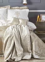 طقم مفارش عرائس كينج سايز Mihrimah ذهبي