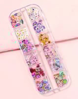 لصق اظافر شكل ورد