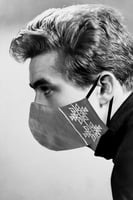 Cotton Mask رمادي