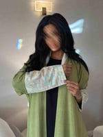 عباية هيبة خضراء