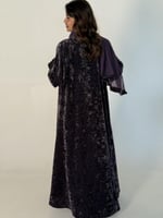عباية مخمل موف
